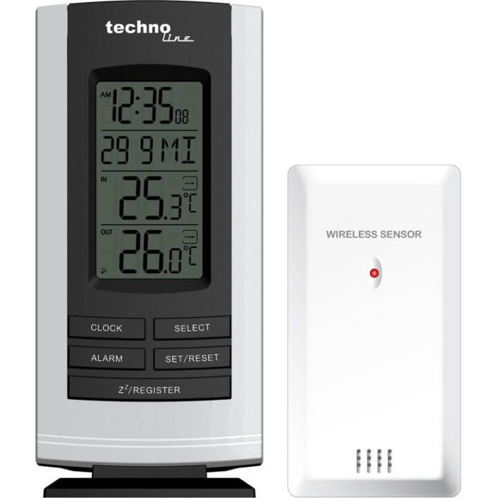 TECHNOLINE Stazione meteo con radio WS9180