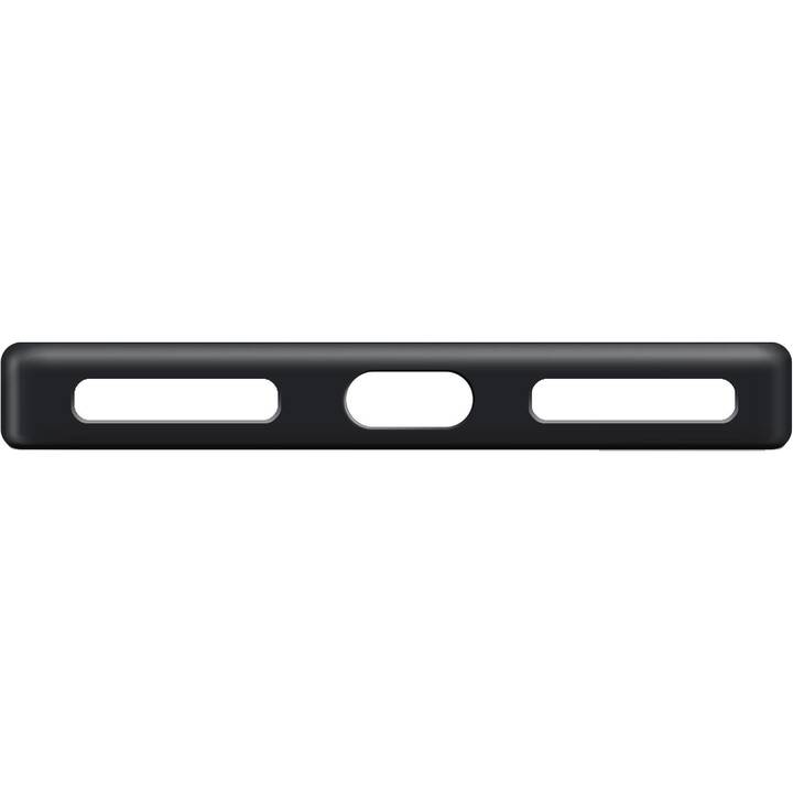XQISIT Backcover MagSafe (iPhone 14 Plus, Einfarbig, Schwarz)
