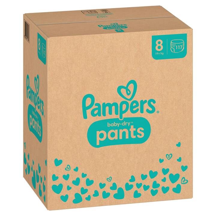 PAMPERS Baby-Dry Pants 8 (117 pièce)