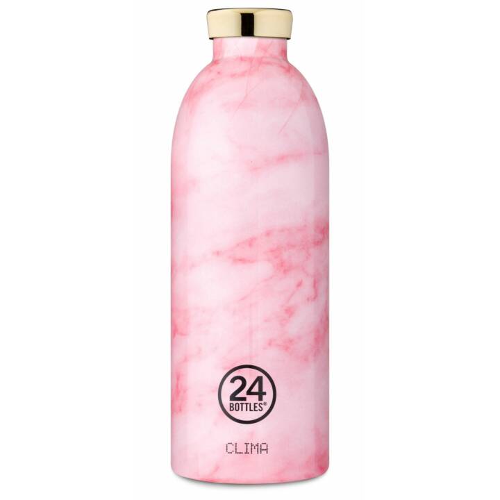 24BOTTLES Bottiglia sottovuoto Clima Pink Marble (0.85 l, Rosa)