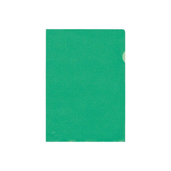 BÜROLINE Cartellina trasparente (Verde, A4, 100 pezzo)