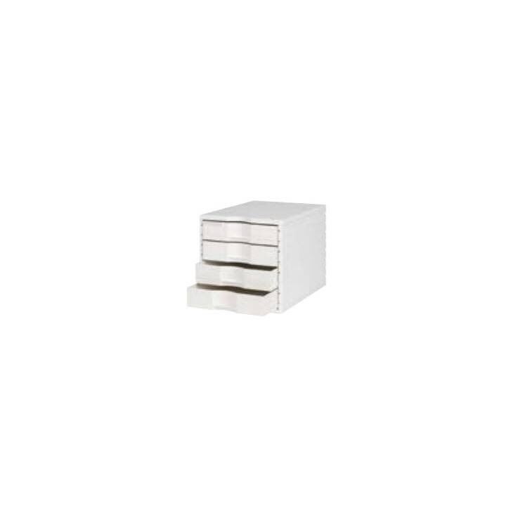 STYRO Büroschubladenbox (285 mm  x 395 mm  x 285 mm, Weiss)
