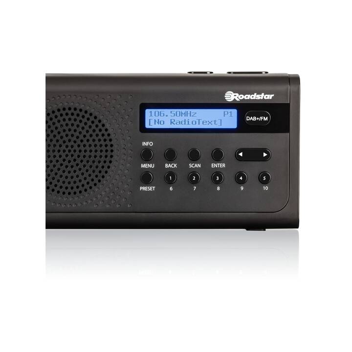 ROADSTAR TRA-300D+ Radios numériques (Noir)