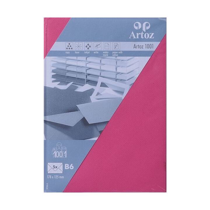 ARTOZ Enveloppes 1001 (B6, 5 pièce)