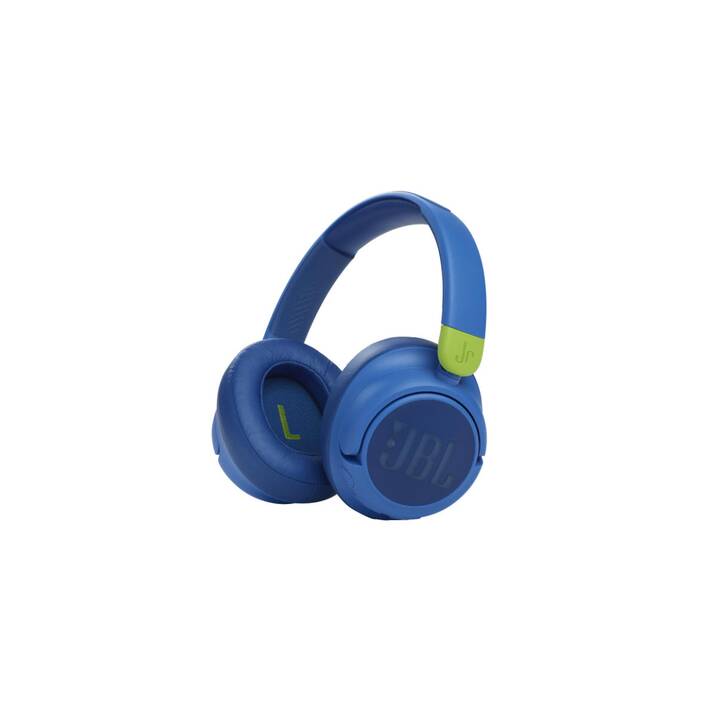 JBL BY HARMAN JR 460NC Cuffie per bambini (Over-Ear, ANC, Bluetooth 5.0, Blu)