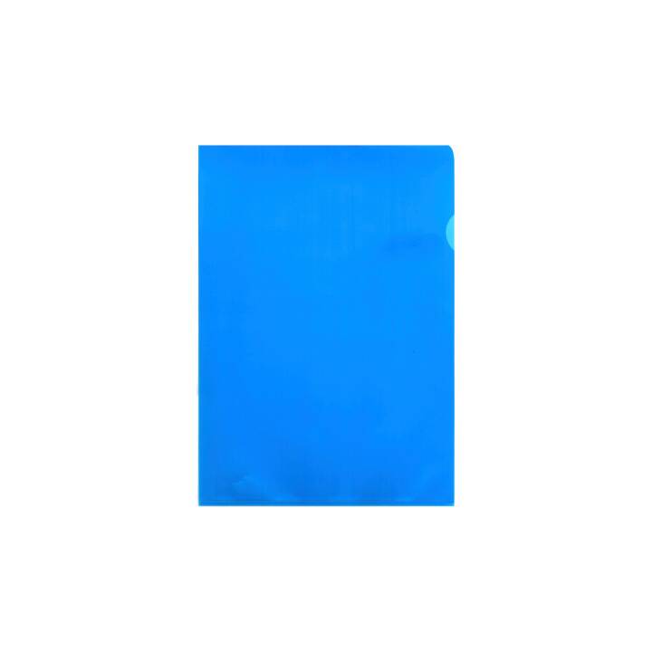 BÜROLINE Sichtmappe (Blau, A4, 100 Stück)