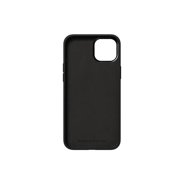NUDIENT Backcover Bold (iPhone 15 Plus, Schwarz, Charcoal black, Aluminium)