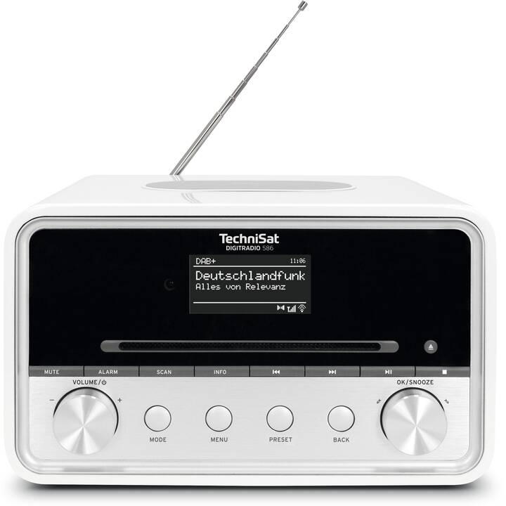 TECHNISAT Digitradio 586 Digitalradio (Weiss)