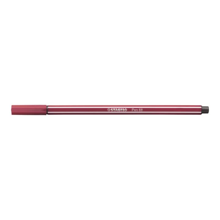 STABILO Pen 68 Crayon feutre (Mauve, 1 pièce)
