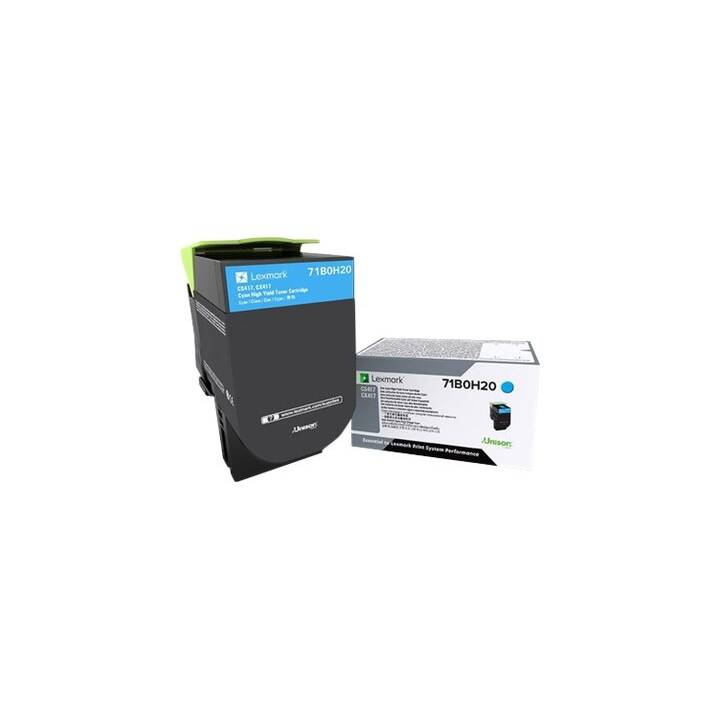 LEXMARK 71B0H20 (Toner seperato, Ciano)