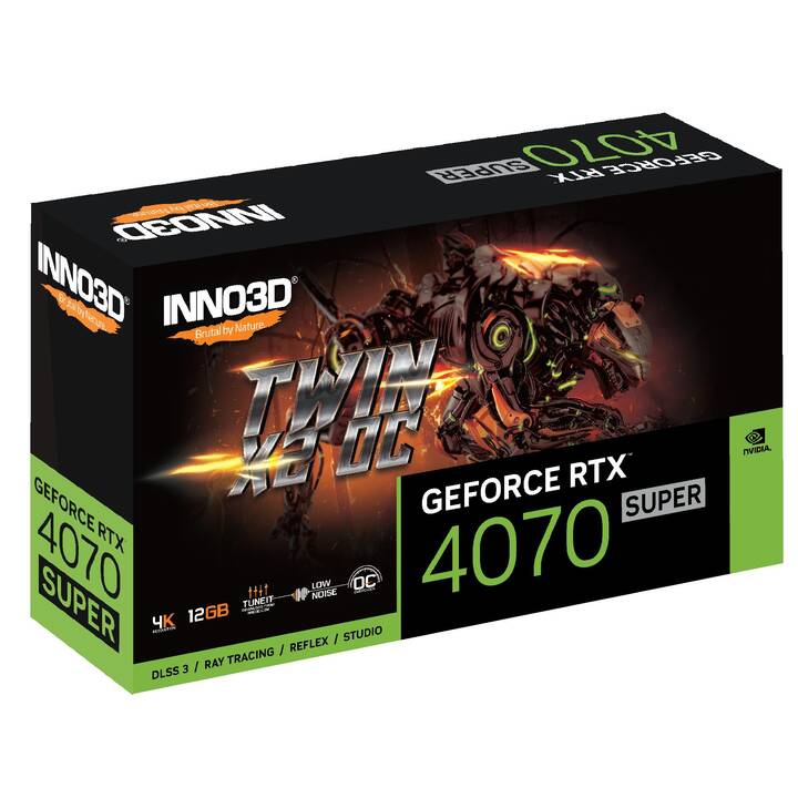 INNO3D Twin X2 Nvidia RTX GeForce RTX 4070 SUPER (12 Go)