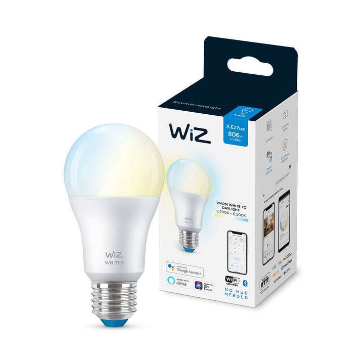 WIZ Ampoule LED (E27, WLAN, Bluetooth, 8 W)