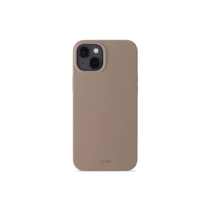 HOLDIT Backcover (iPhone 15 Plus, Brun, Brun clair)