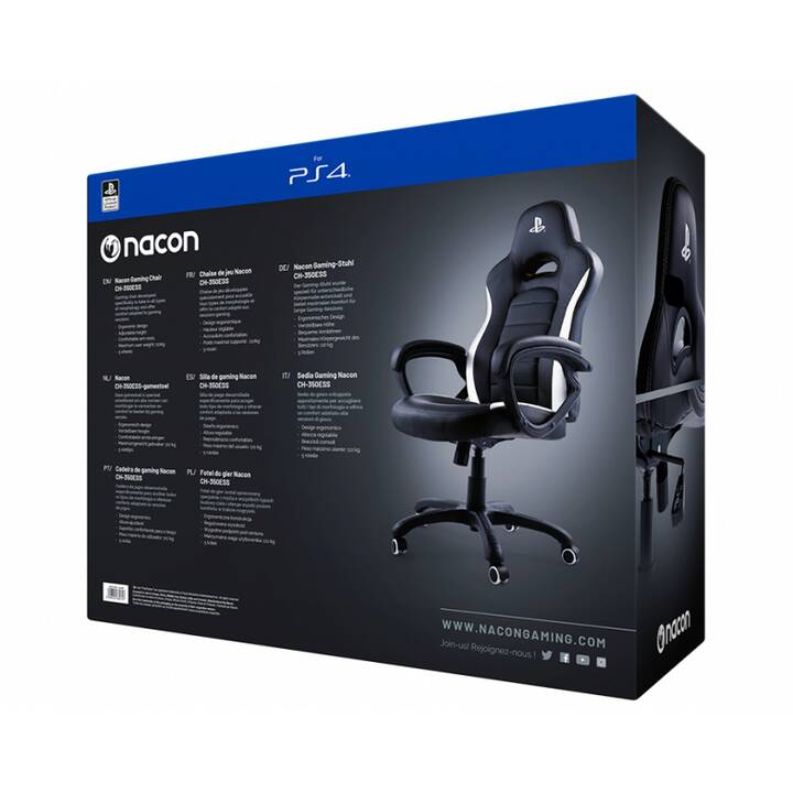 NACON Gaming Stuhl PCCH-350 (Schwarz, Weiss)