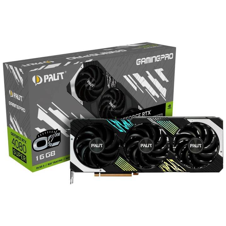 PALIT MICROSYSTEMS GamingPro OC Nvidia GeForce RTX 4080 Super (16 Go)