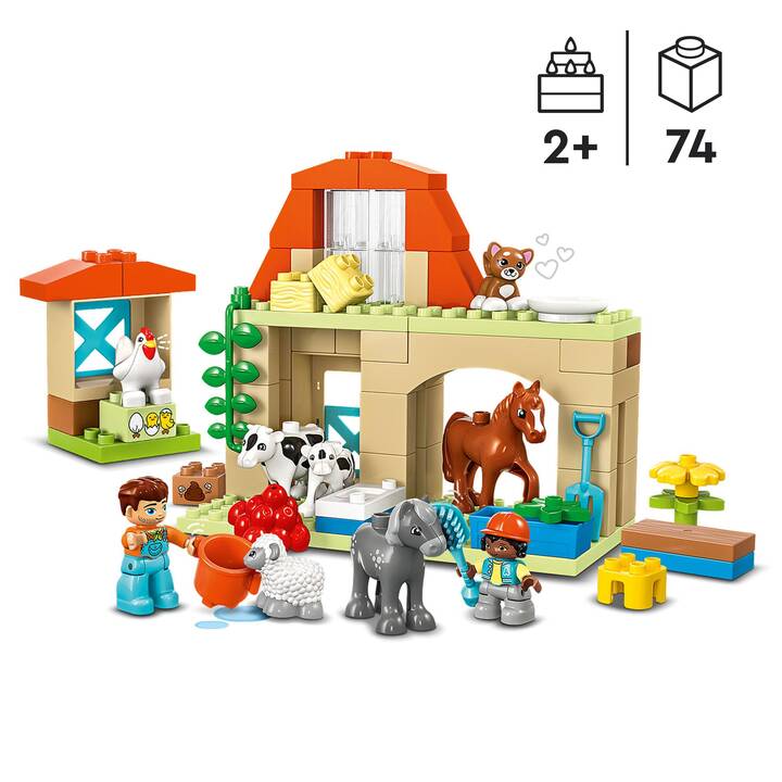 LEGO DUPLO My Town Prendre soin des animaux de la ferme (10416)