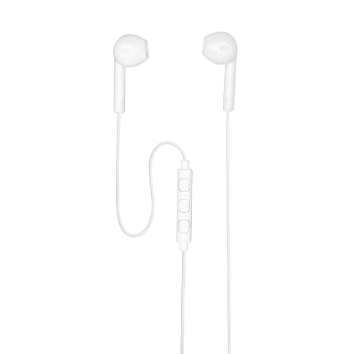 INTERTRONIC Stereo Headset Wirebuds 40 (Weiss)