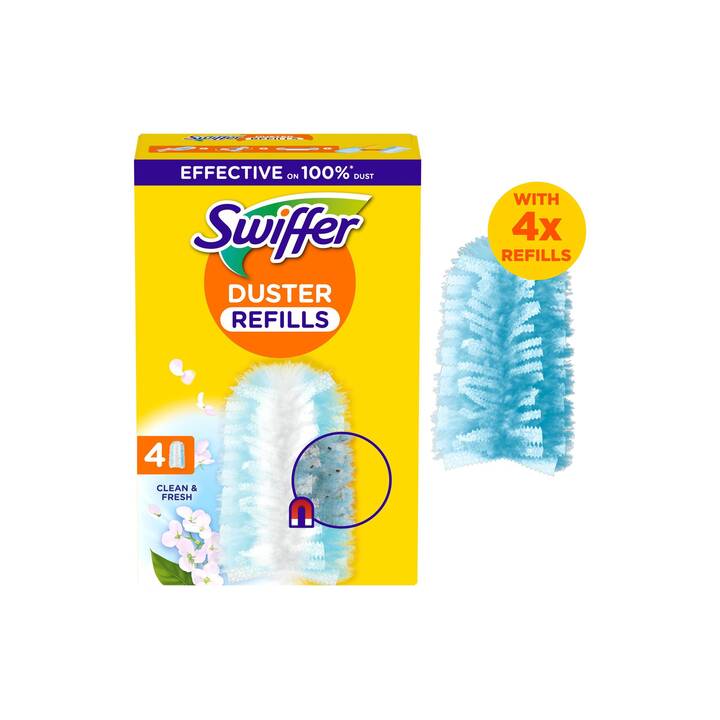 SWIFFER Staubmagnet Ersatztuch (12.5 cm, 4 Stück)