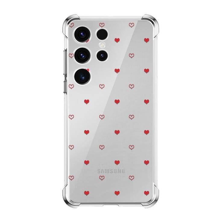 EG Backcover (Galaxy S23 Ultra, Cuore, Rosso)