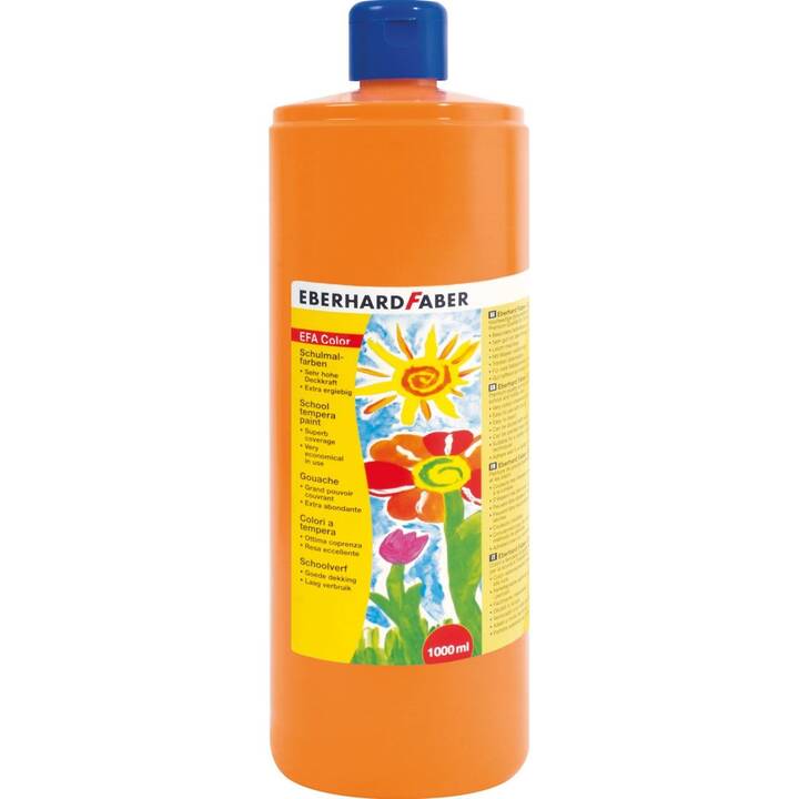 EBERHARDFABER Pittura a tempera (1000 ml, Arancione)