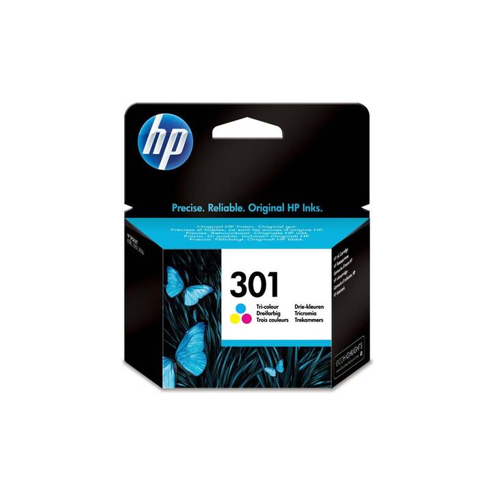 HP 301 (Jaune, Magenta, Cyan, 1 pièce)