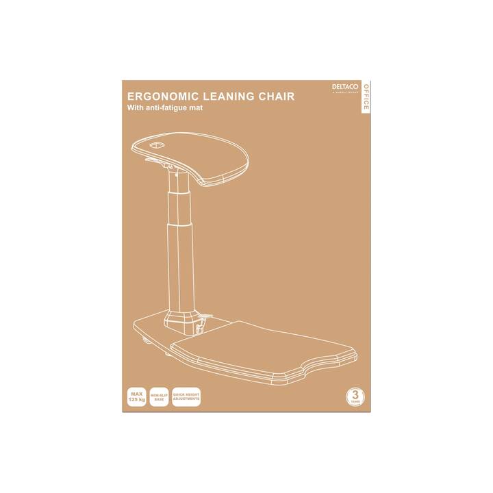 DELTACO Gaming Stuhl DELO-0302 (Schwarz)