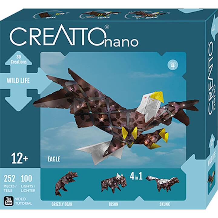 KOSMOS Creatto Adler / Wild Life Puzzle 3D (252 pièce)