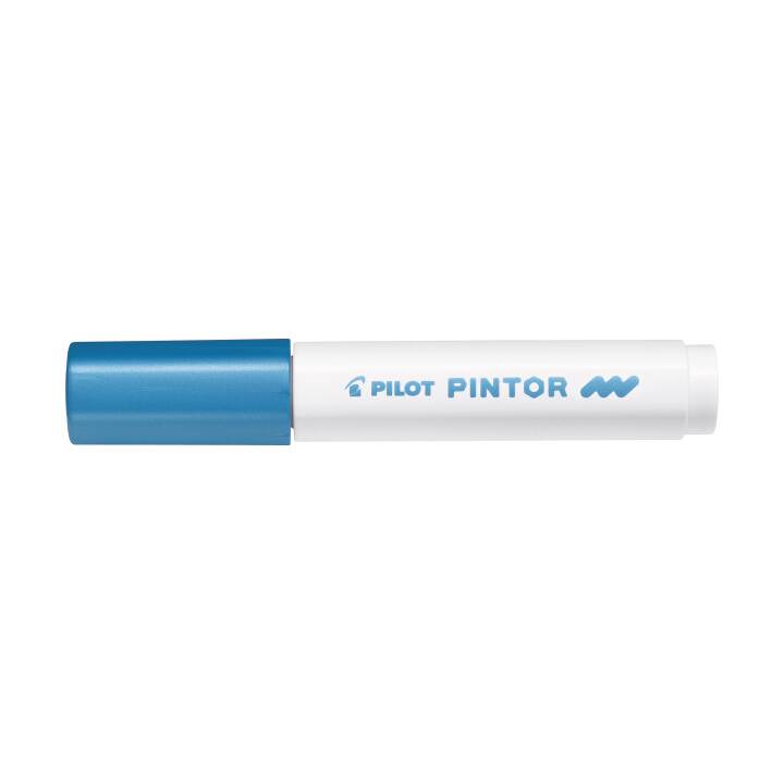 PILOT PEN Marqueur permanent Pintor (Bleu, 1 pièce)