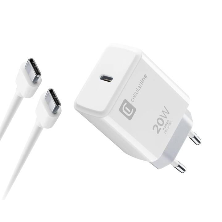 CELLULAR LINE Kit 20W Wandladegerät (USB C)