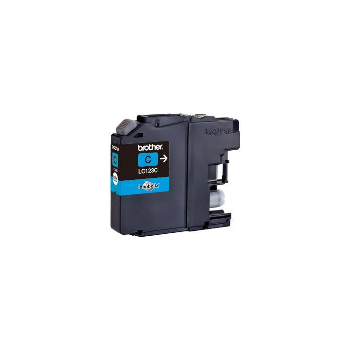 Cartouche D'encre Brother LC-123C Cyan - Compatible, Neuve, Prête à Imprimer !