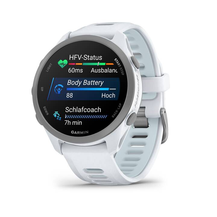 GARMIN Forerunner 170 (42 mm, One Size, Weiss, Polymer)