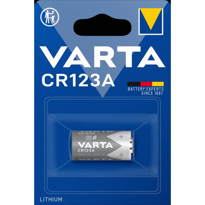 VARTA Batterie (CR123A, 1 Stück)