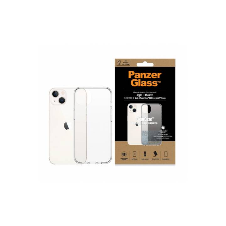 PANZERGLASS Backcover ClearCase (iPhone 13, Transparente)
