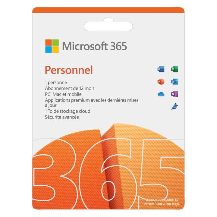 MICROSOFT 365 Personnel (Abo, 1x, 1 Jahr, Französisch)