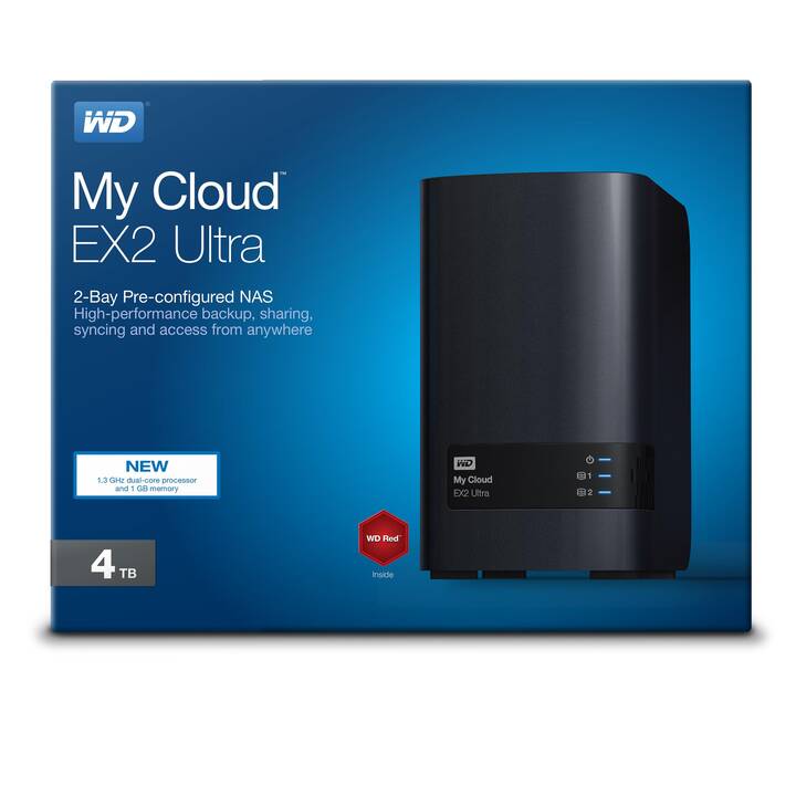 WD My Cloud EX2 Ultra (2 x 2000 GB)