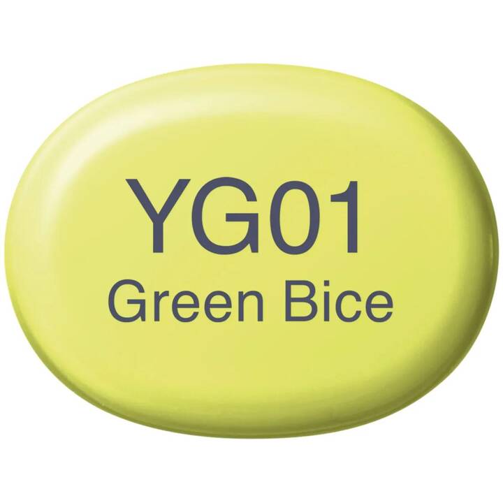 COPIC Marqueur de graphique Sketch YG01 - Green Bice (Vert clair, 1 pièce)