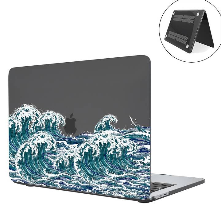 EG Hülle für MacBook Air 13" Retina (2018 - 2020) - Blau - Welle