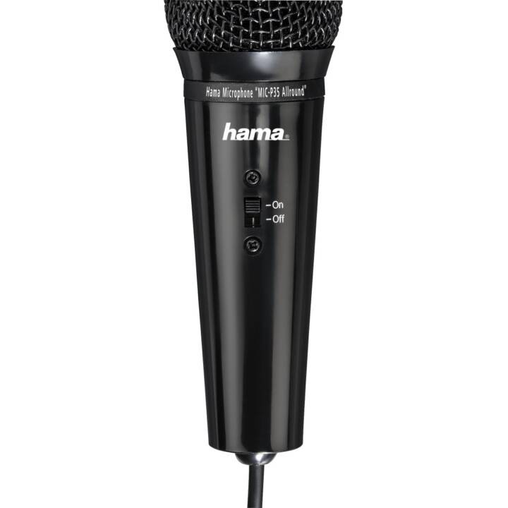 HAMA MIC-P35 Allround Microfono per notebook (Nero)