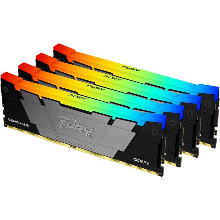 KINGSTON TECHNOLOGY DDR4-RAM FURY Renegade (4 x 64 Go, DDR4 3200 MHz, DIMM 288-Pin)