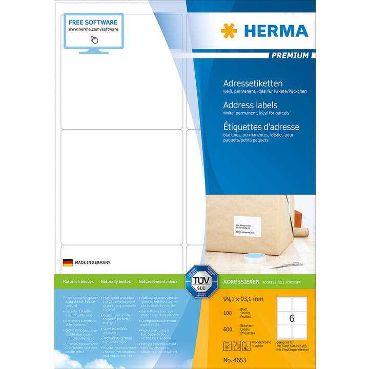HERMA Premium (93 x 99 mm)