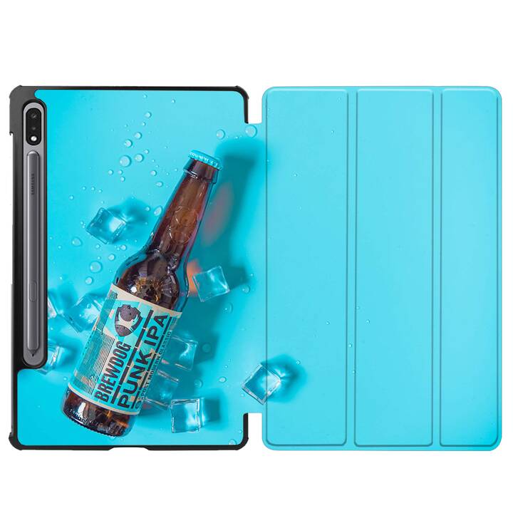 EG Hülle für Samsung Galaxy Tab S8+ 12.4" (2022) - Blau - Bier