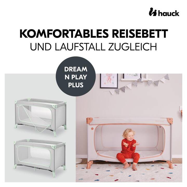 HAUCK Dream N Play Plus Dusty Letto (125 cm x 76 cm)