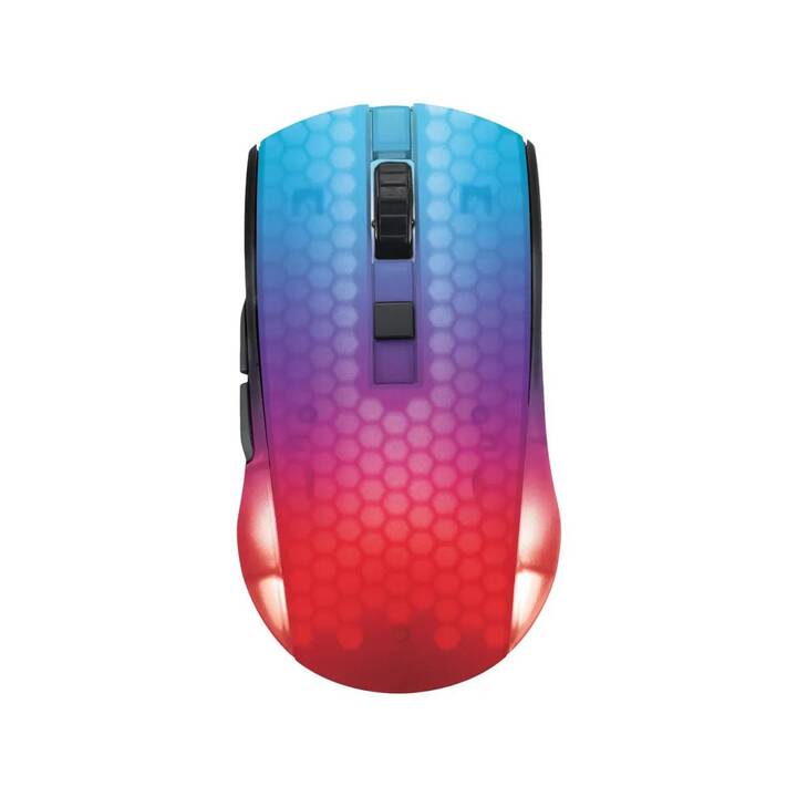 DELTACO DM320 Semi-Transparent Mouse (Senza fili, Gaming)