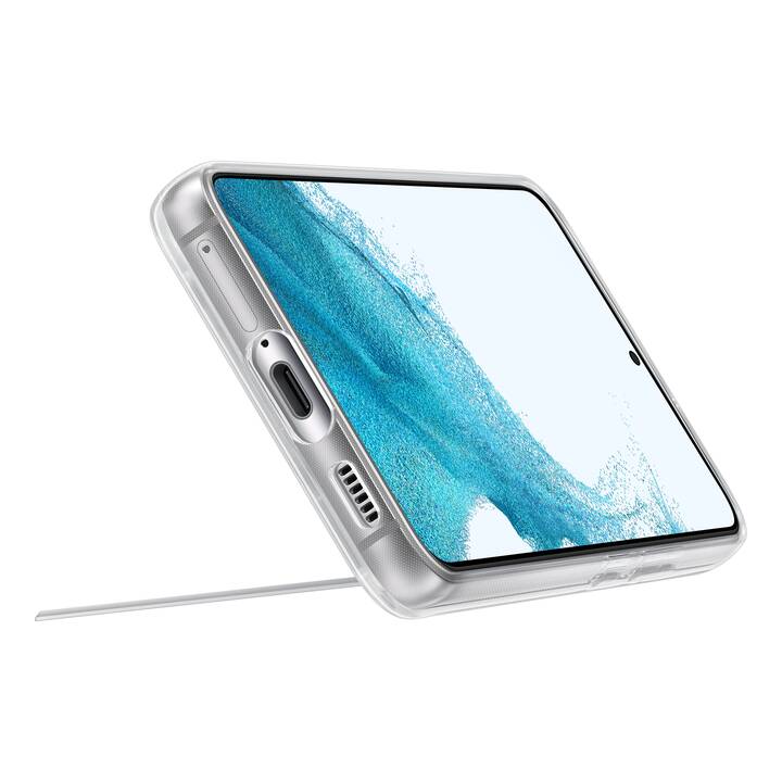 SAMSUNG Backcover Clear Standing Cover (Galaxy S22 5G, Transparente)