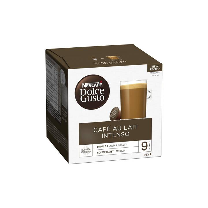 NESCAFÉ DOLCE GUSTO Kaffeekapseln Café lait Intenso (16 Stück)