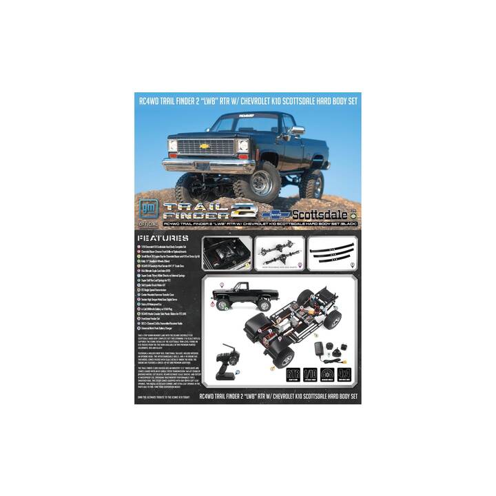 RC4WD Trail Finder 2 LWB Chevy K10 (1:10)