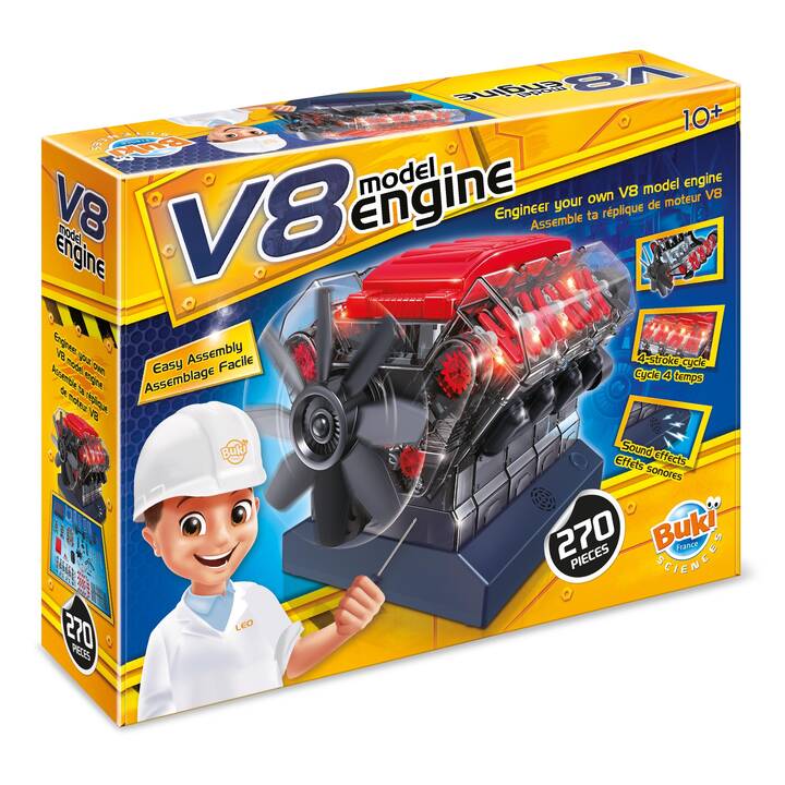 BUKI V8 Model Engine Kit di apprendimento (Elettronica ed energia)