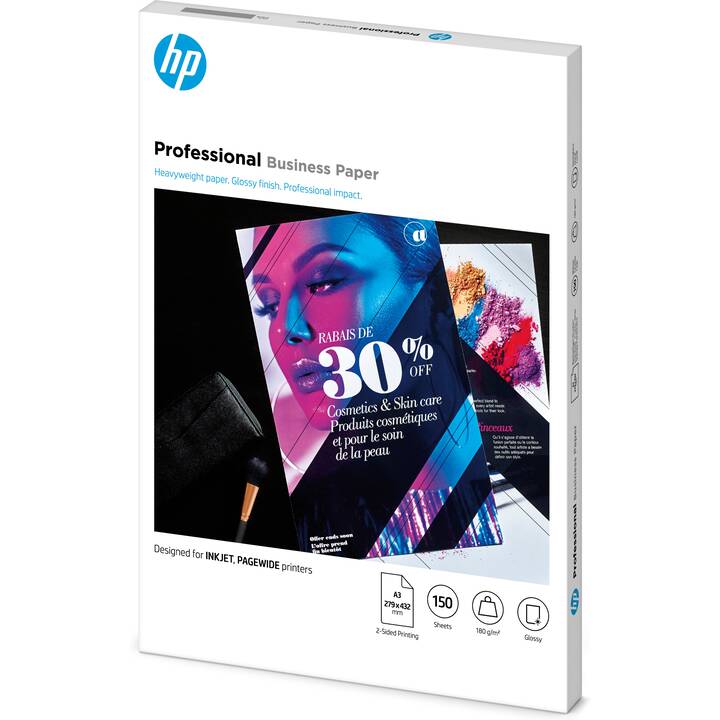 HP Professional Papier photo (150 feuille, A3, 180 g/m2)