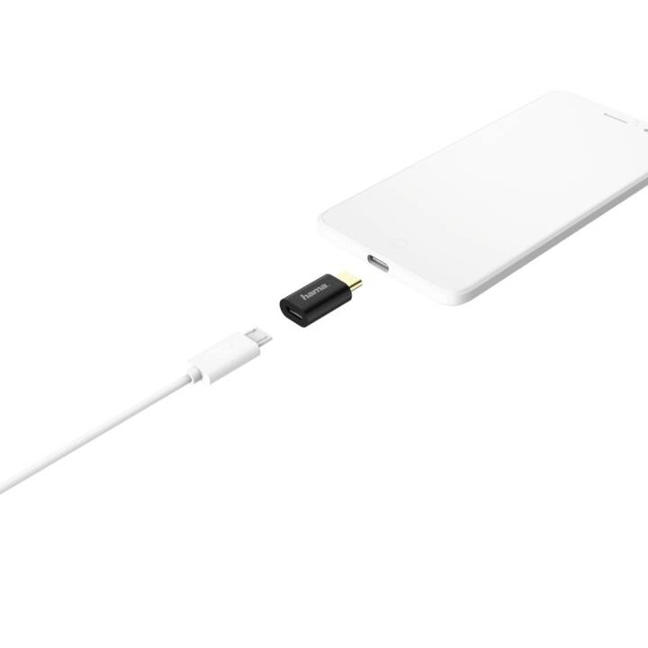 HAMA Adattatore (USB 2.0 Micro Tipo-B, USB C)