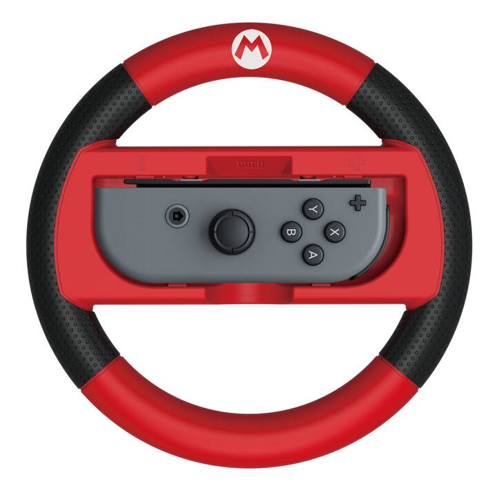 HORI Mario Kart 8 Deluxe Mario Lenkrad (Schwarz, Rot)